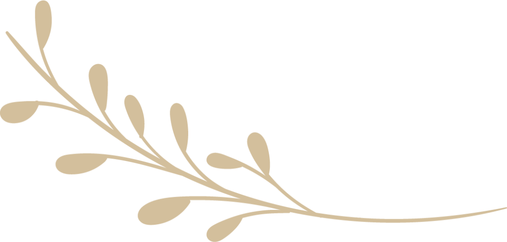 Dekorativt blad i guld