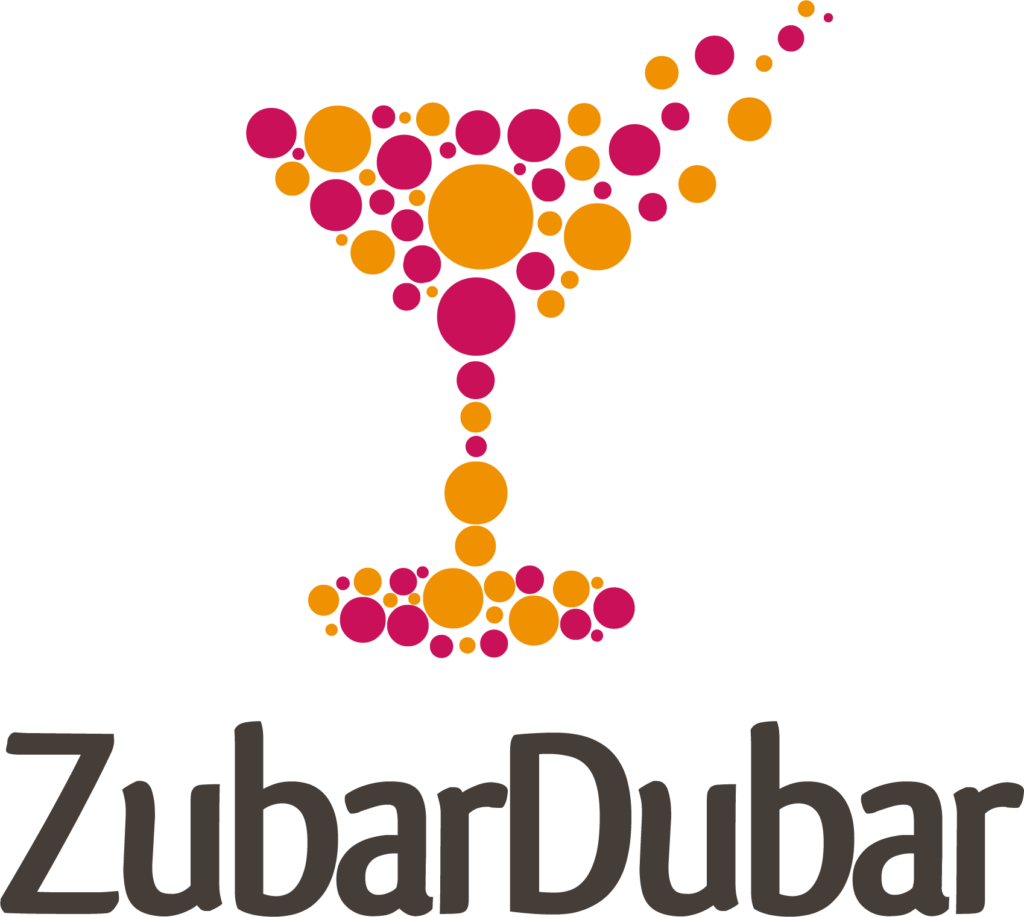 ZubarDubar logo - transparent m. farve