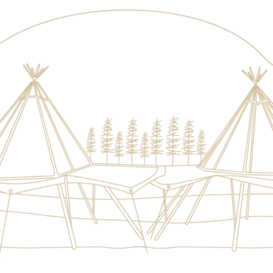 Koncepttegning af Dobbelt Stratus Tipi